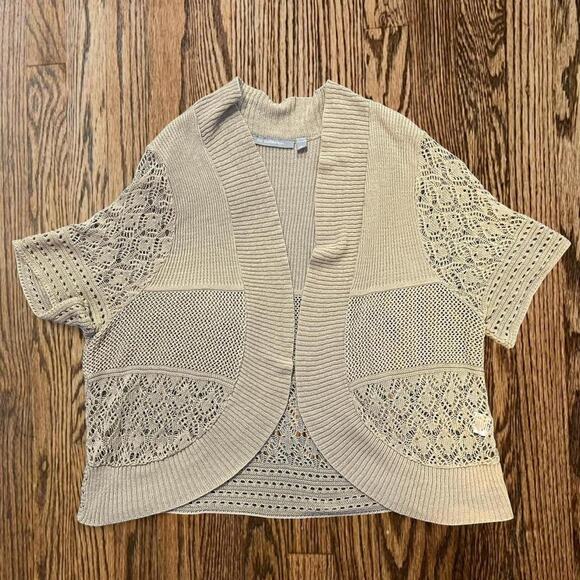 NY Collection Sweaters - Cream cardigan ny collection